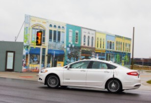 Fusion Hybrid Research Vehicle at Mcity